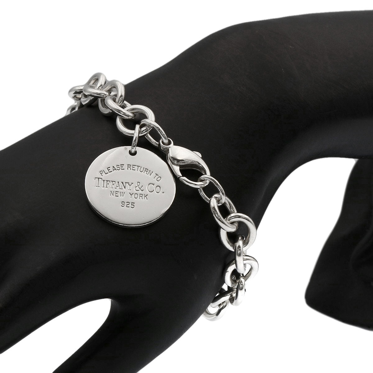 TIFFANY&Co. Return to TIFFANY & Co. Round tag Bracelet Silver Ladies [Used]
