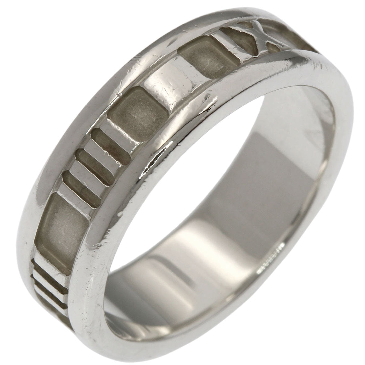 TIFFANY&Co. Atlas Ring Silver Ladies [Used]