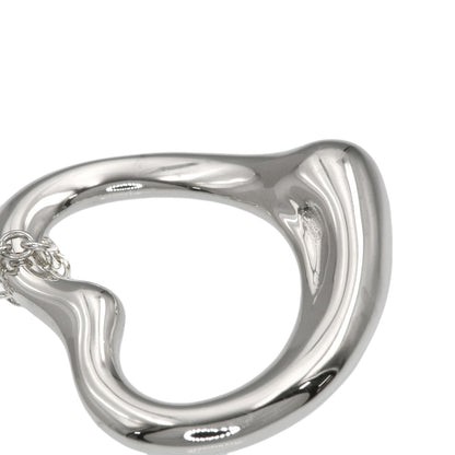 TIFFANY&Co. Open heart Necklace Silver Ladies [Used]