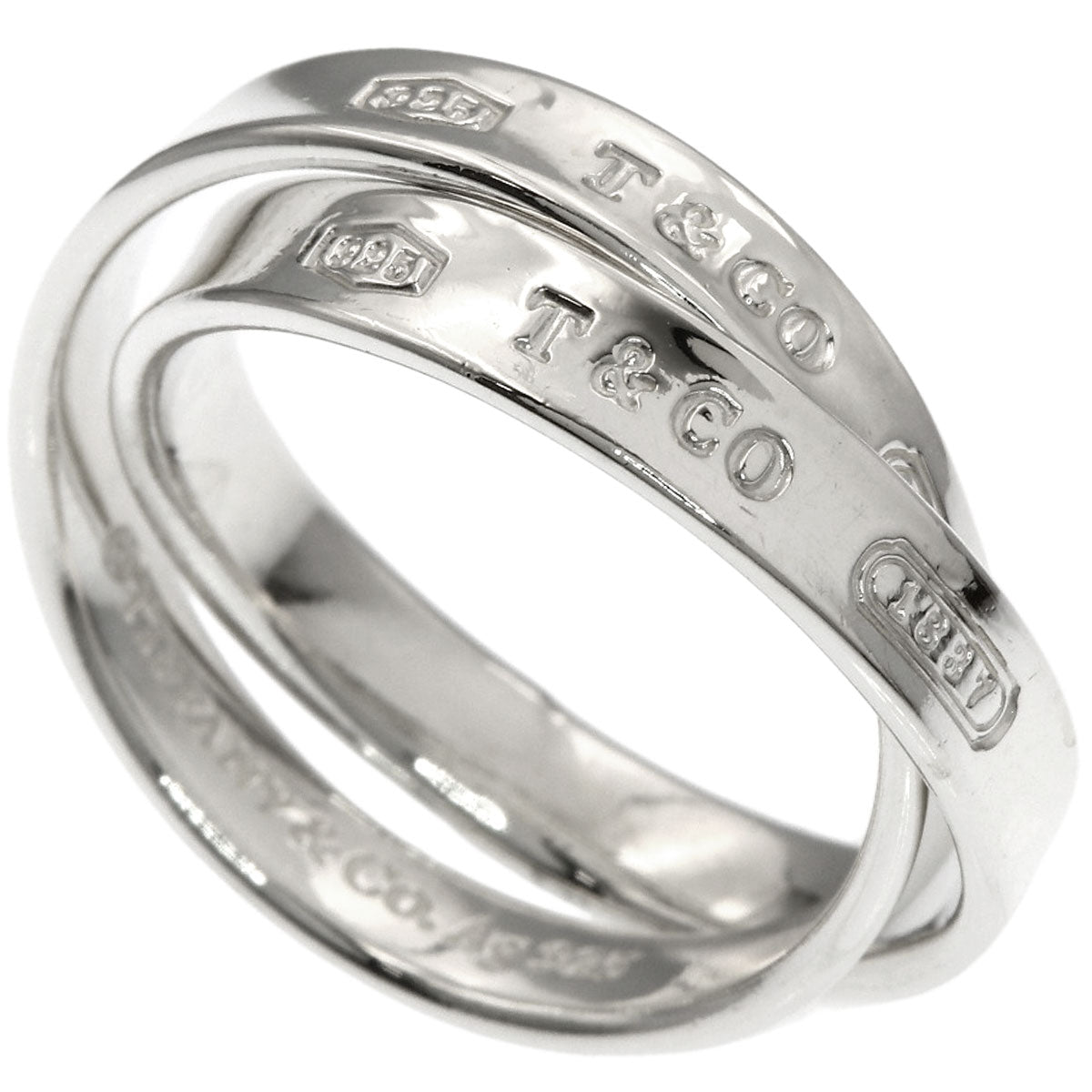 TIFFANY&Co. 1837 Interlocking Ring Silver Ladies [Used]
