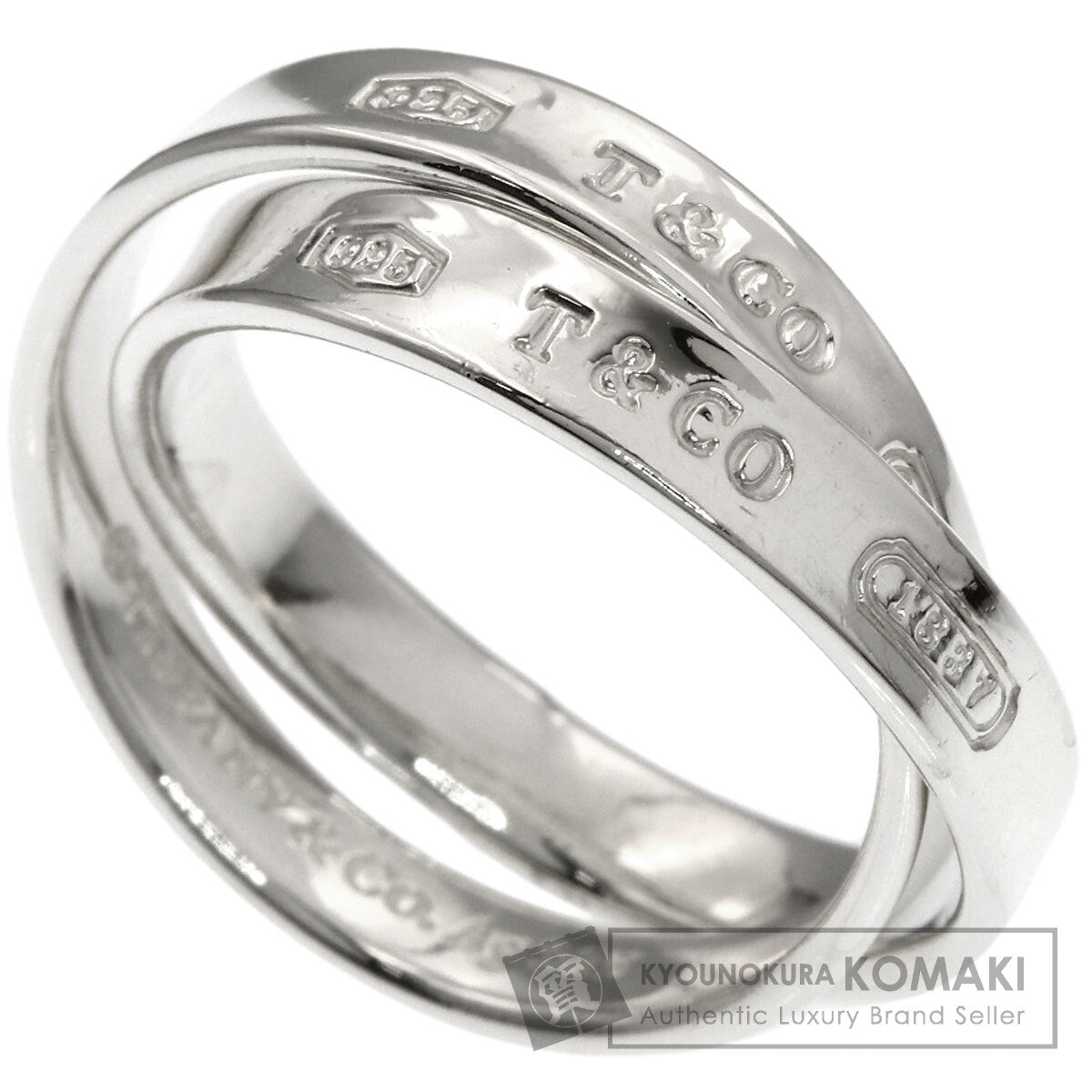 TIFFANY&Co. 1837 Interlocking Ring Silver Ladies [Used]