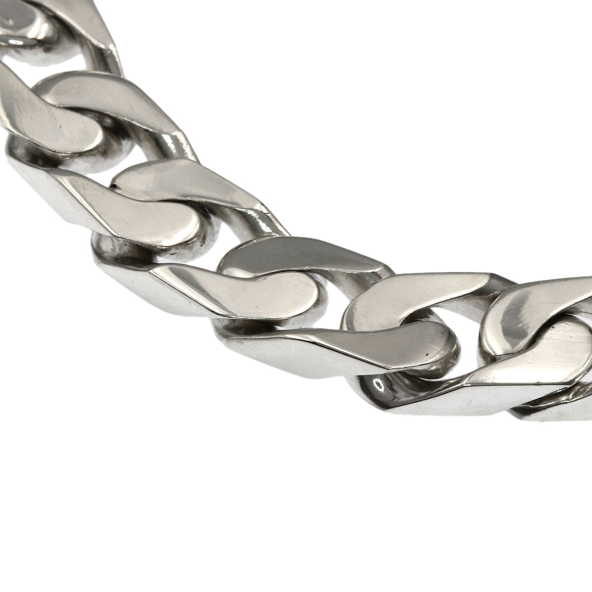 GUCCI Curb chain Kihei Bracelet Silver Ladies [Used]