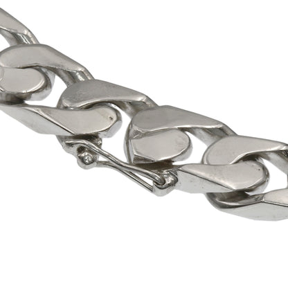 GUCCI Curb chain Kihei Bracelet Silver Ladies [Used]