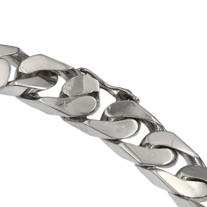 GUCCI Curb chain Kihei Bracelet Silver Ladies [Used]