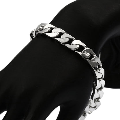 GUCCI Curb chain Kihei Bracelet Silver Ladies [Used]