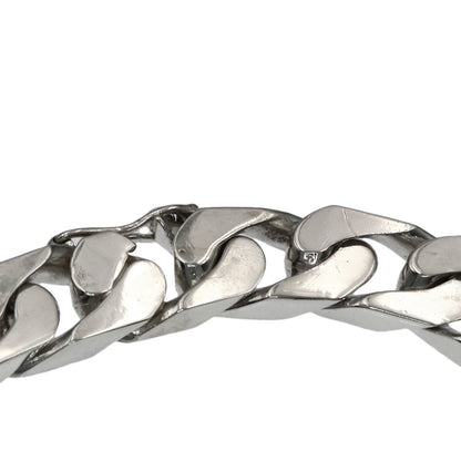 GUCCI Curb chain Kihei Bracelet Silver Ladies [Used]