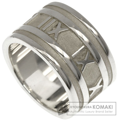 TIFFANY&Co. Atlas wide Ring Silver Ladies [Used]