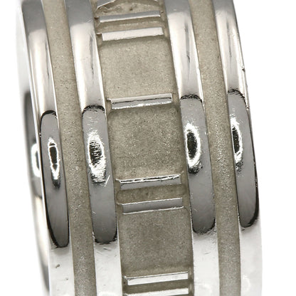 TIFFANY&Co. Atlas wide Ring Silver Ladies [Used]