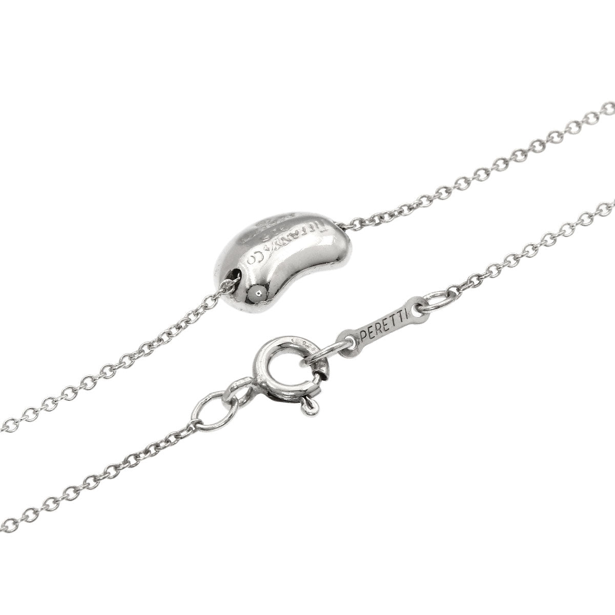 TIFFANY&Co. Bean Necklace Silver Ladies [Used]