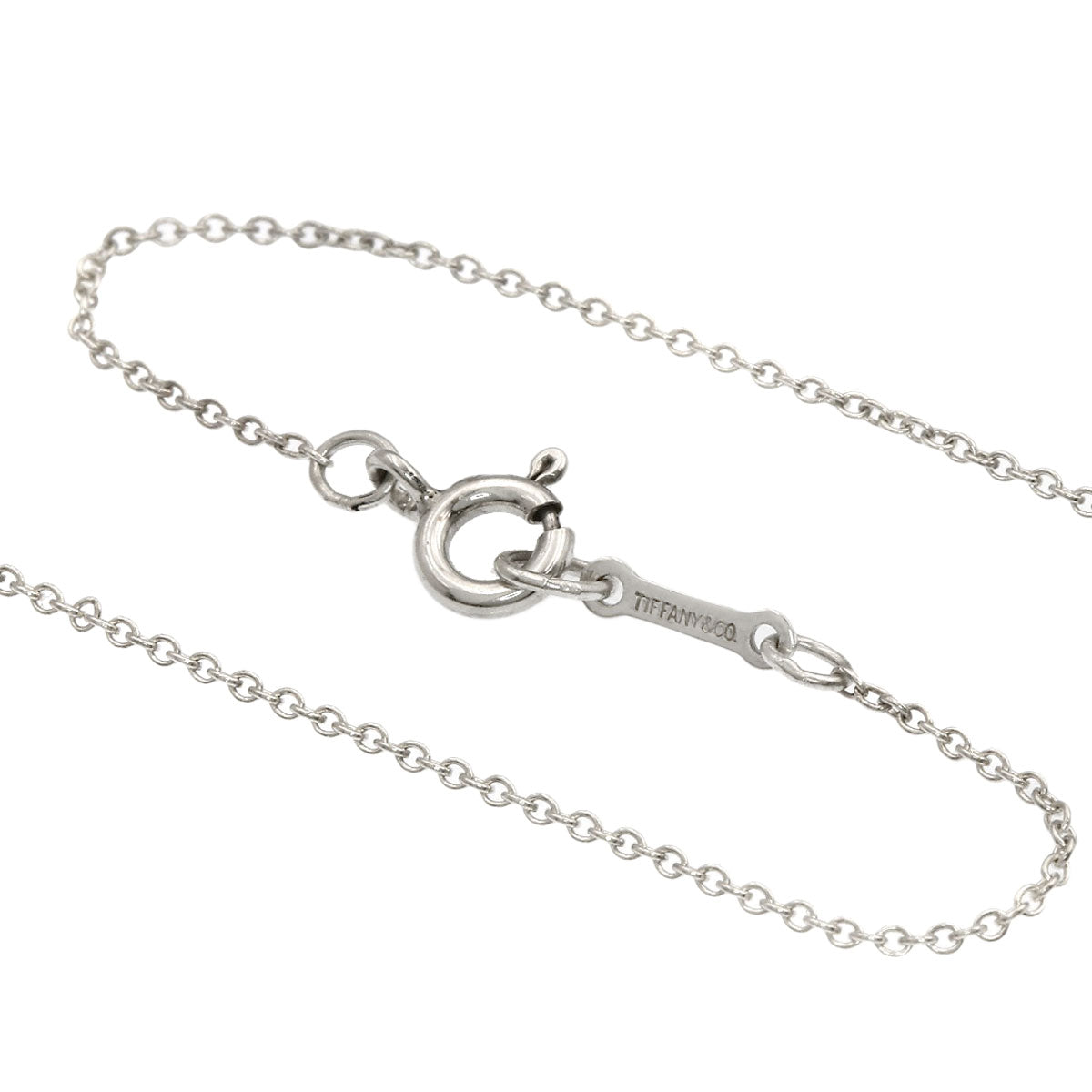 TIFFANY&Co. Bean Necklace Silver Ladies [Used]