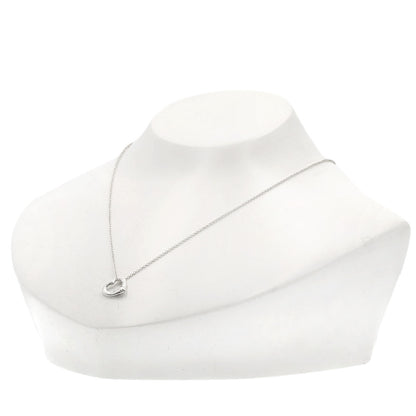 TIFFANY&Co. Open Heart Mini Necklace Silver Ladies [Used]