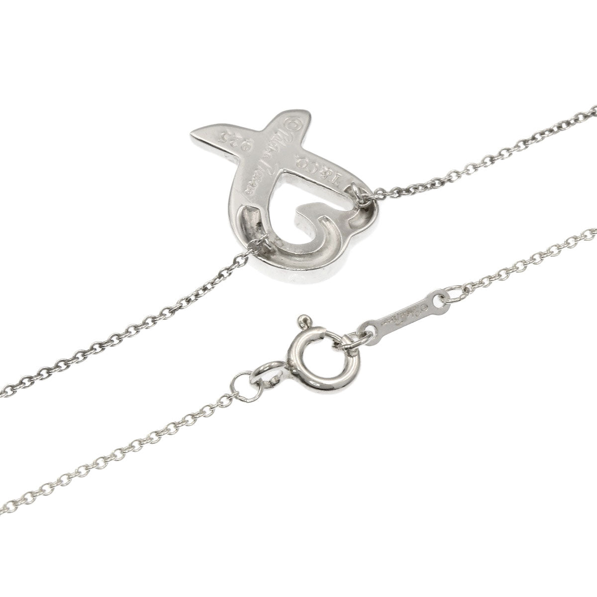 TIFFANY&Co. Loving heart Necklace Silver Ladies [Used]
