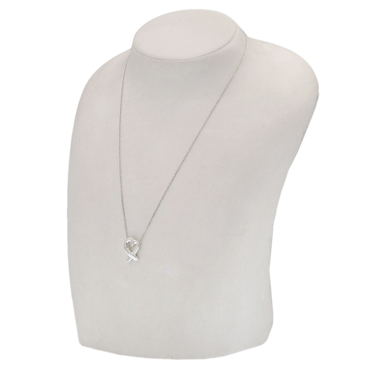 TIFFANY&Co. Loving heart Necklace Silver Ladies [Used]