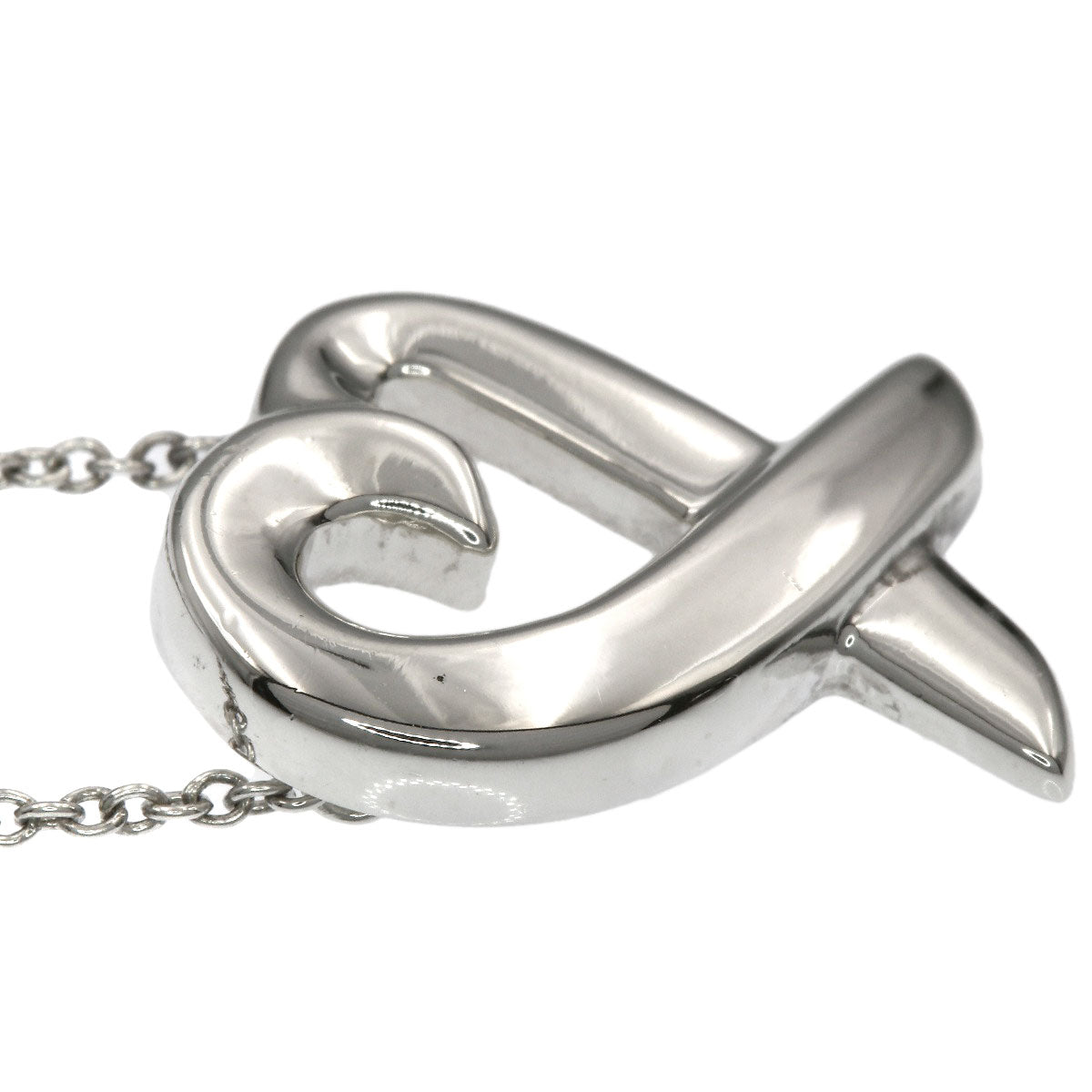 TIFFANY&Co. Loving heart Necklace Silver Ladies [Used]