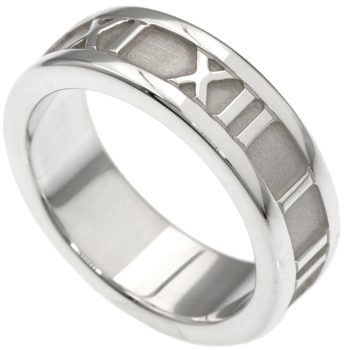 TIFFANY&Co. Atlas Ring Silver Ladies [Used]