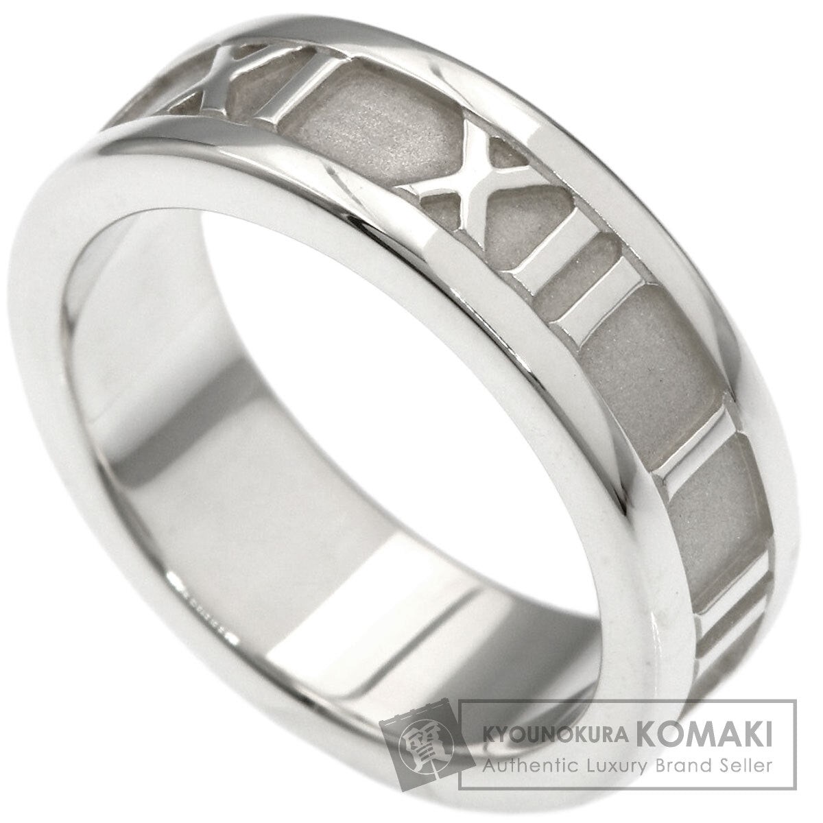 TIFFANY&Co. Atlas Ring Silver Ladies [Used]