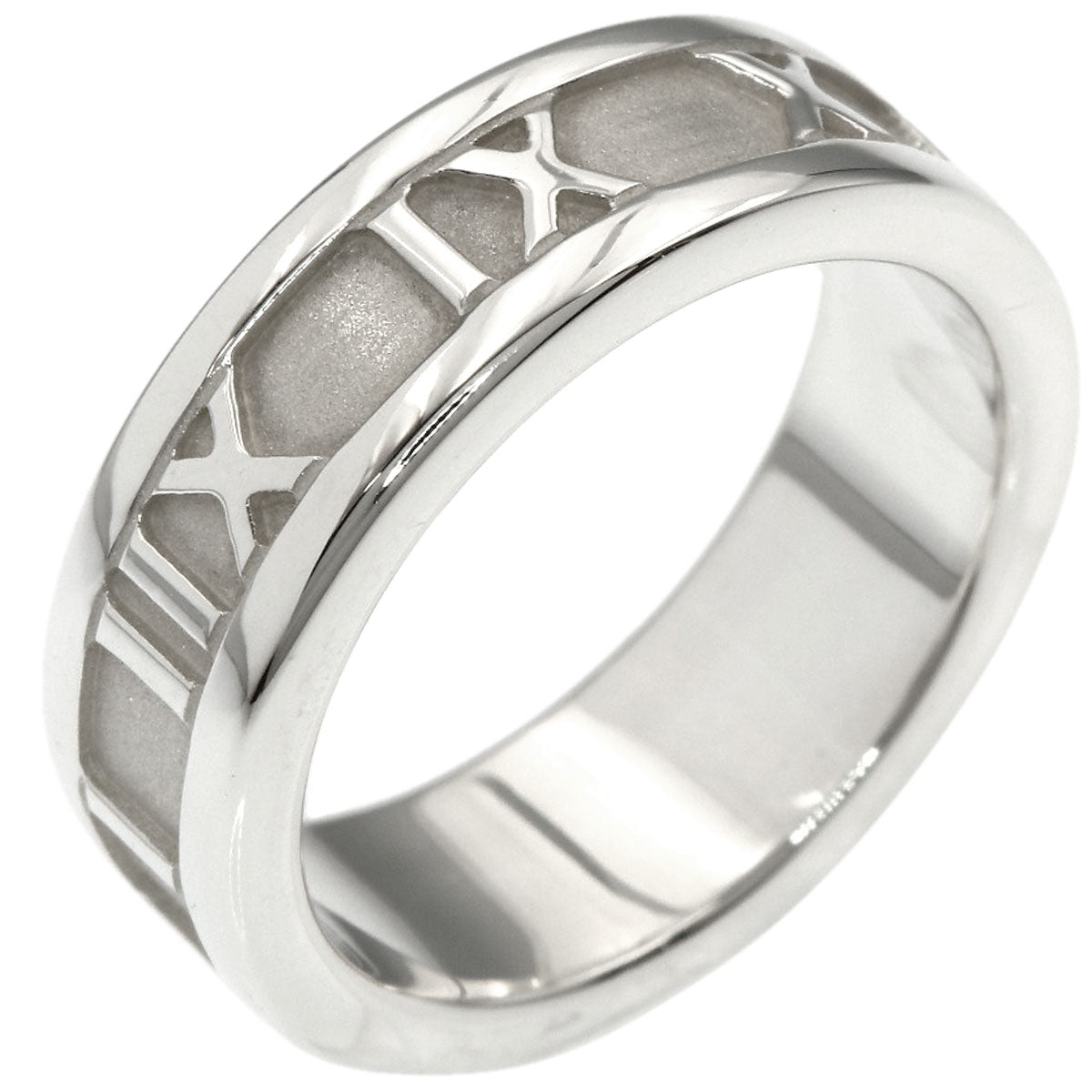 TIFFANY&Co. Atlas Ring Silver Ladies [Used]