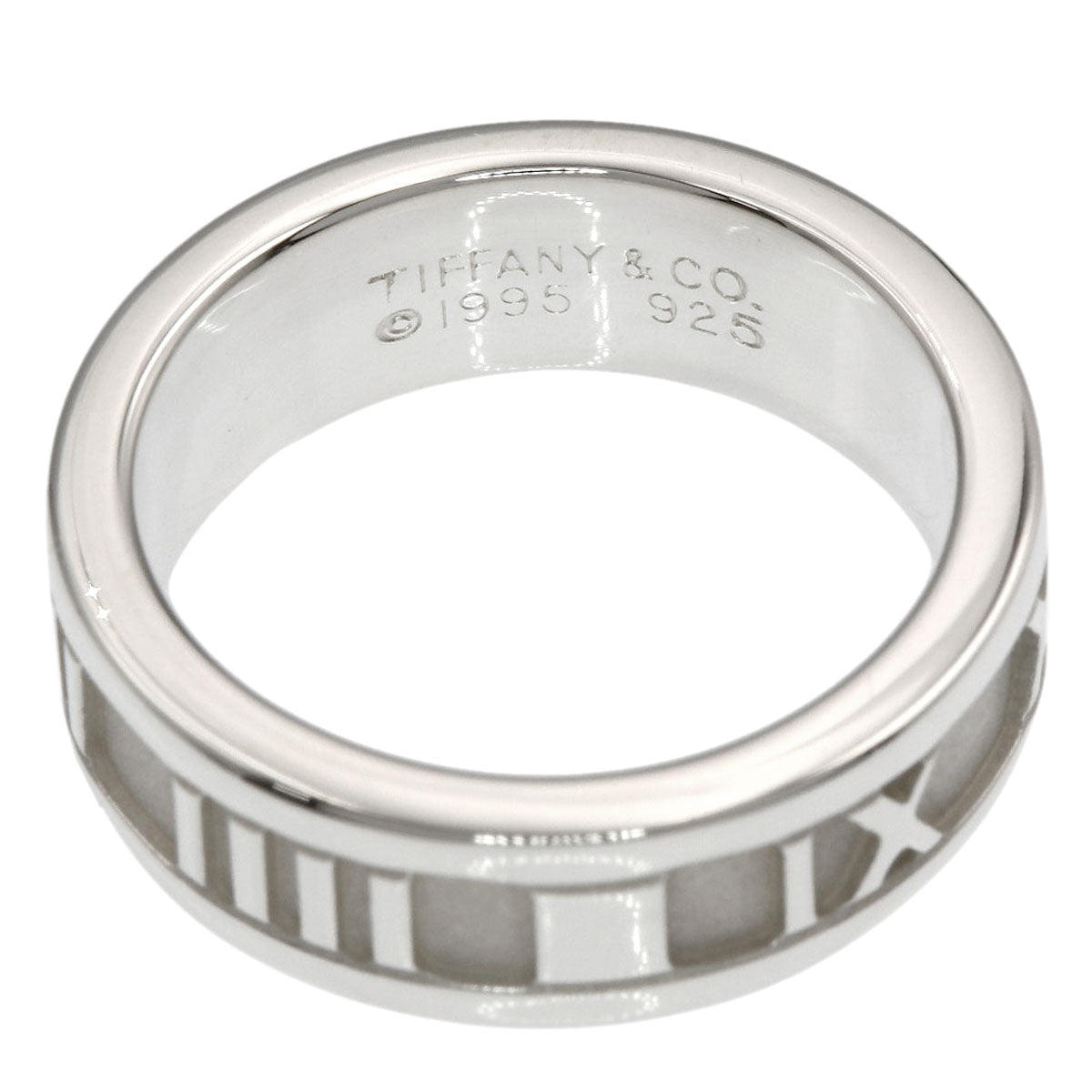 TIFFANY&Co. Atlas Ring Silver Ladies [Used]