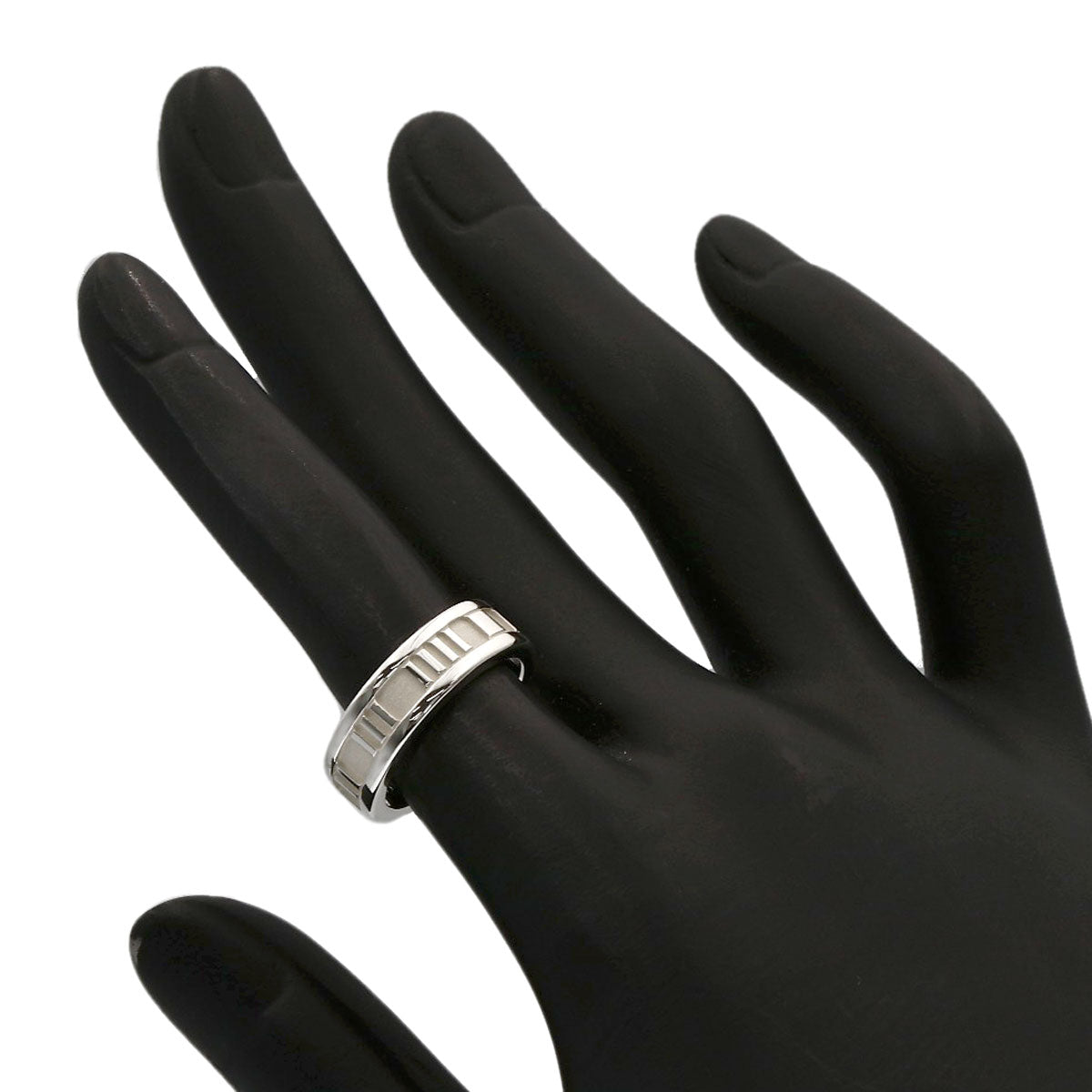TIFFANY&Co. Atlas Ring Silver Ladies [Used]