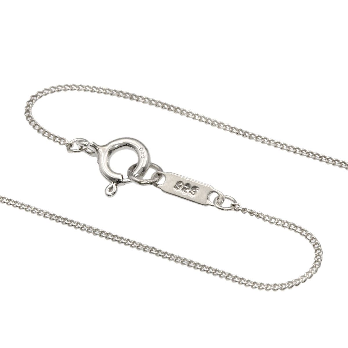 TIFFANY&Co. Ribbon motif Necklace Silver Ladies [Used]