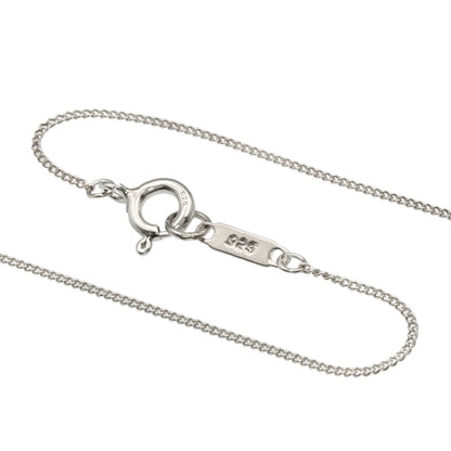 TIFFANY&Co. Ribbon motif Necklace Silver Ladies [Used]