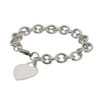 TIFFANY&Co. Return to TIFFANY & Co. Heart tag Bracelet Silver Ladies [Used]