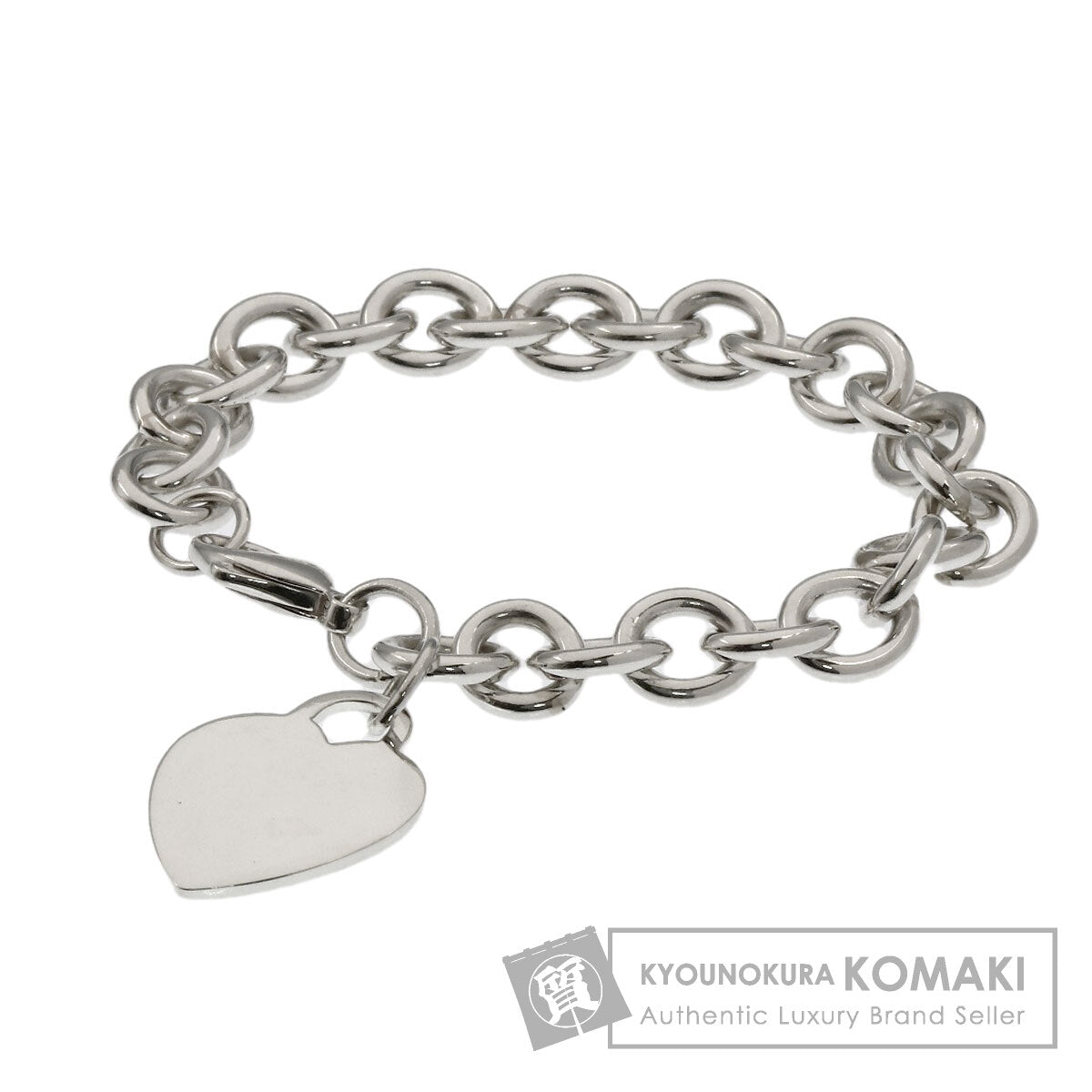 TIFFANY&Co. Return to TIFFANY & Co. Heart tag Bracelet Silver Ladies [Used]