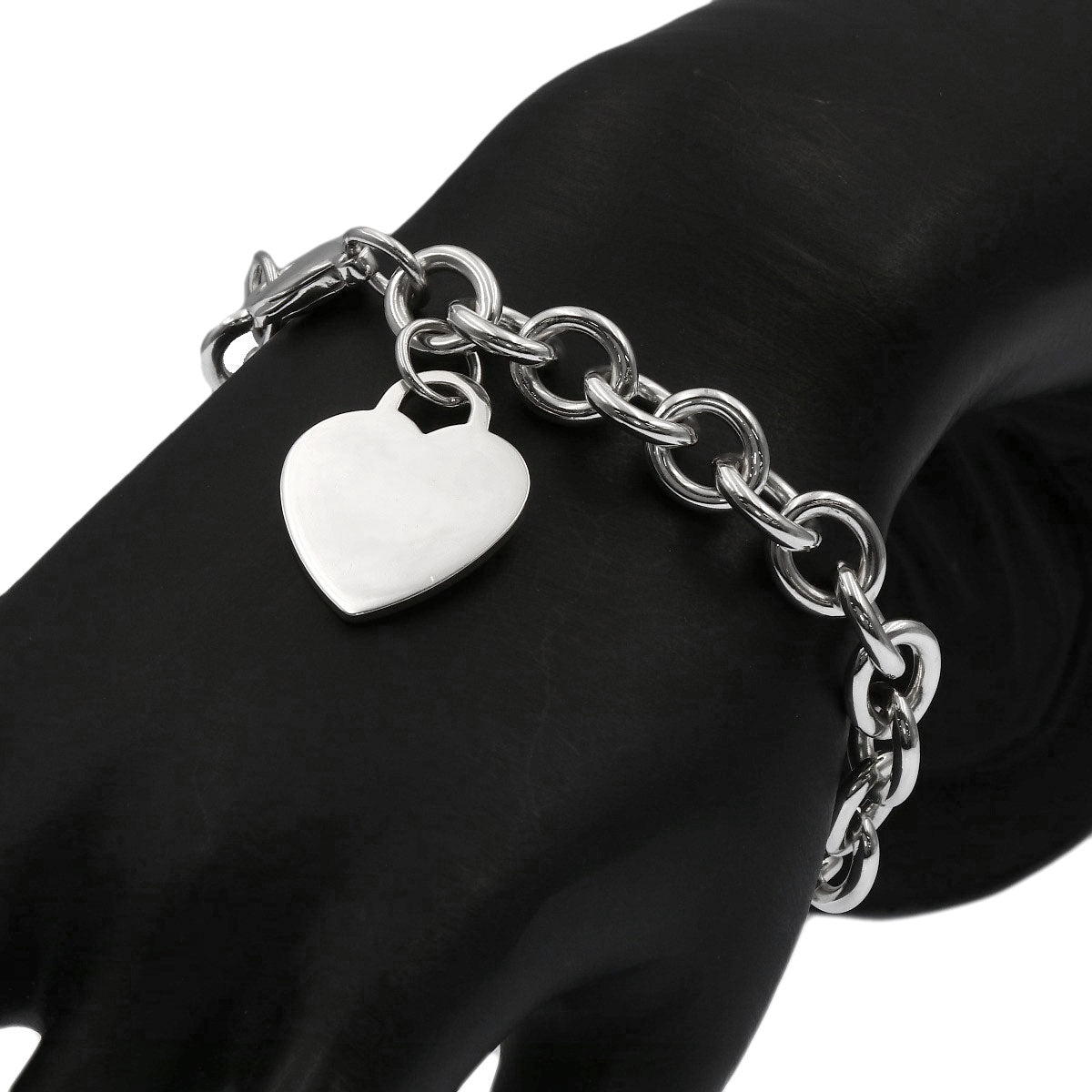 TIFFANY&Co. Return to TIFFANY & Co. Heart tag Bracelet Silver Ladies [Used]