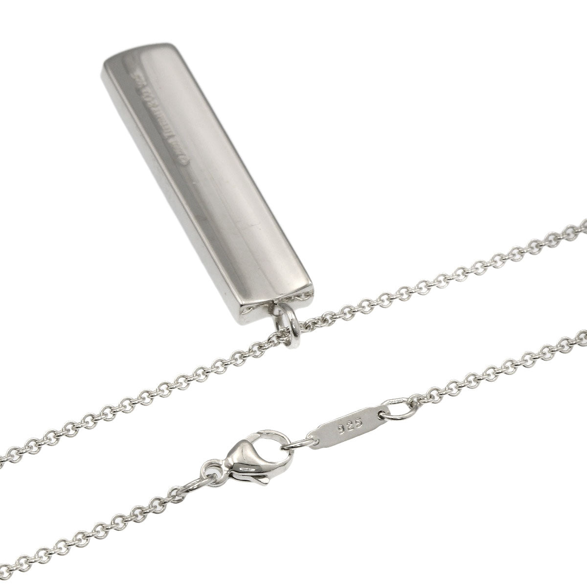 TIFFANY&Co. 1837 bar Necklace Silver Ladies [Used]