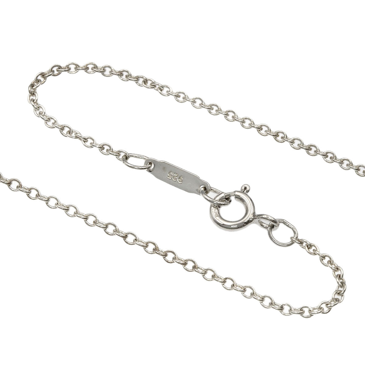 TIFFANY&Co. Heart motif Necklace Silver Ladies [Used]