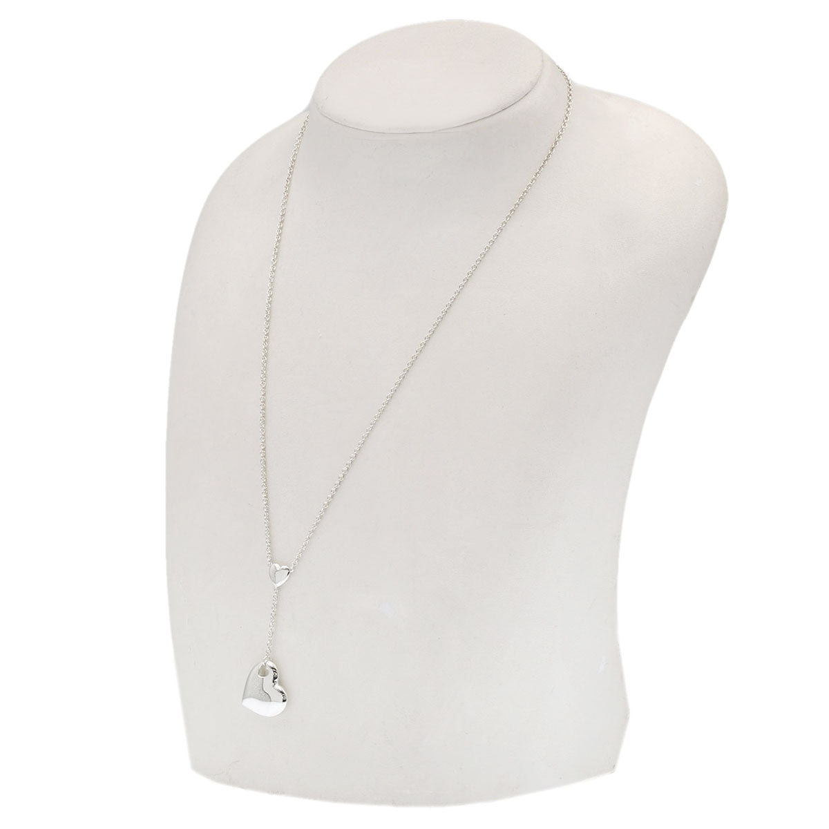 TIFFANY&Co. Heart motif Necklace Silver Ladies [Used]