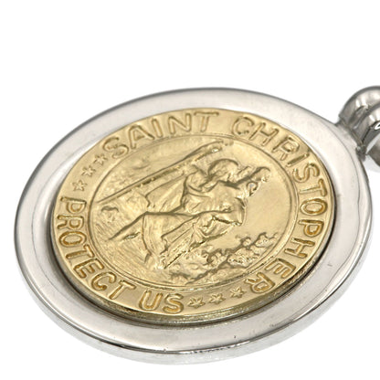TIFFANY&Co. St. Christopher Pendant top Silver 18K Yellow GoldLadies [Used]