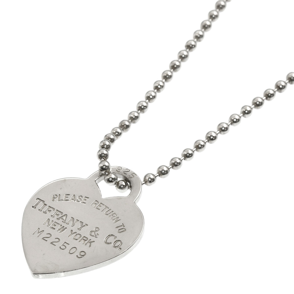 TIFFANY&Co. Return to heart Necklace Silver Ladies [Used]