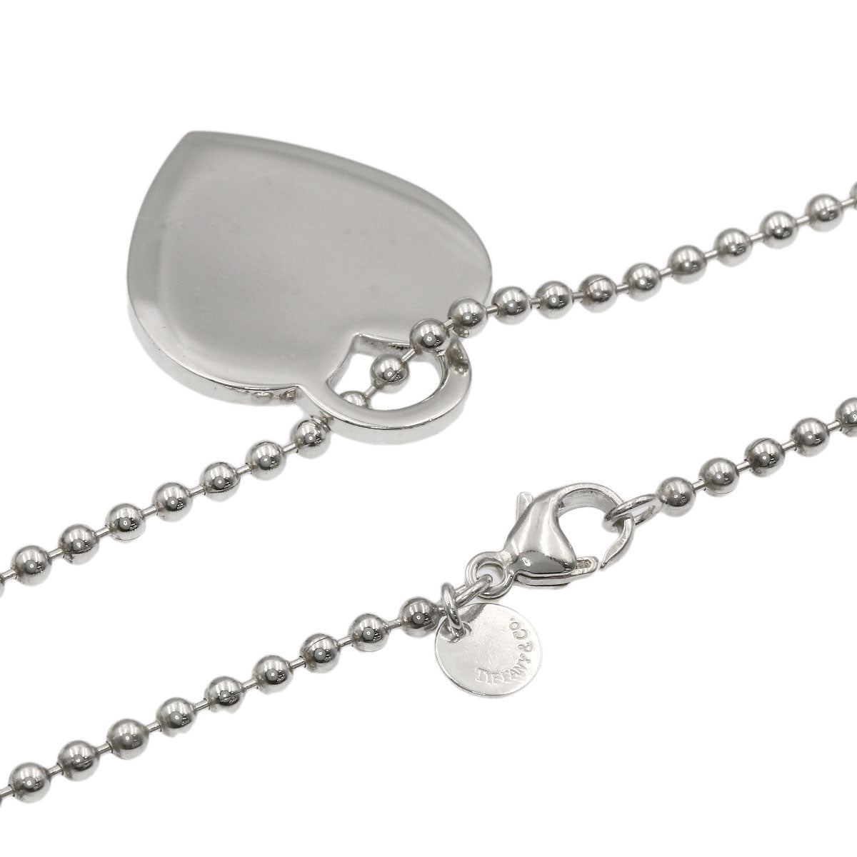 TIFFANY&Co. Return to heart Necklace Silver Ladies [Used]