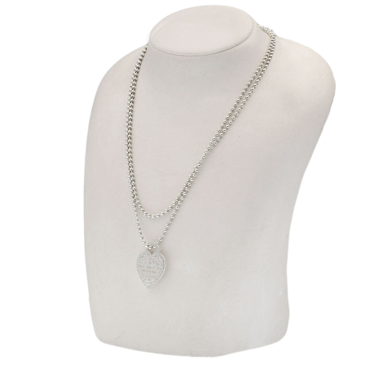 TIFFANY&Co. Return to heart Necklace Silver Ladies [Used]