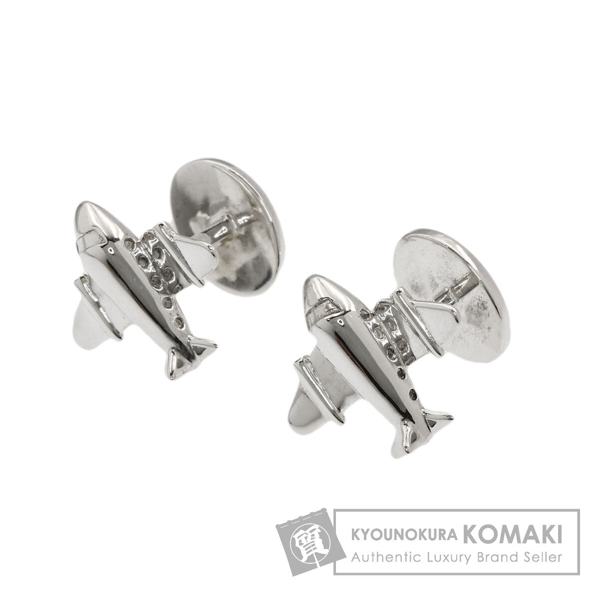 TIFFANY&Co. Airplane motif cuffs Silver mens [Used]