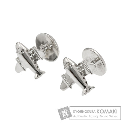 TIFFANY&Co. Airplane motif cuffs Silver mens [Used]