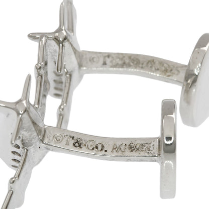 TIFFANY&Co. Airplane motif cuffs Silver mens [Used]