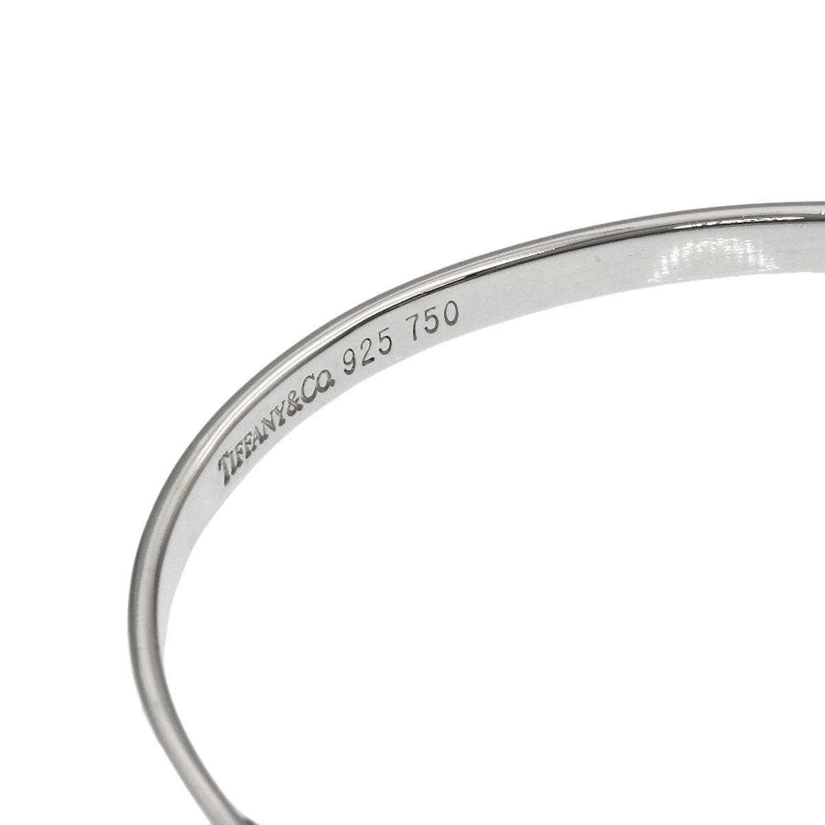 TIFFANY&Co. Flat Wire Bracelet Silver 18K Yellow GoldLadies [Used]