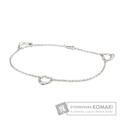 TIFFANY&Co. Open heart 3P Bracelet Silver Ladies [Used]