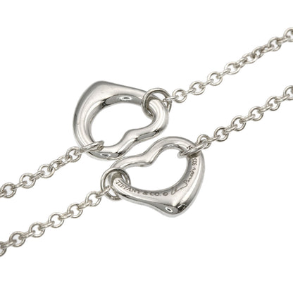 TIFFANY&Co. Open heart 3P Bracelet Silver Ladies [Used]