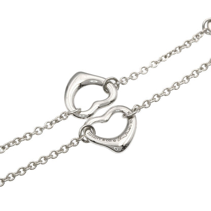 TIFFANY&Co. Open heart 3P Bracelet Silver Ladies [Used]