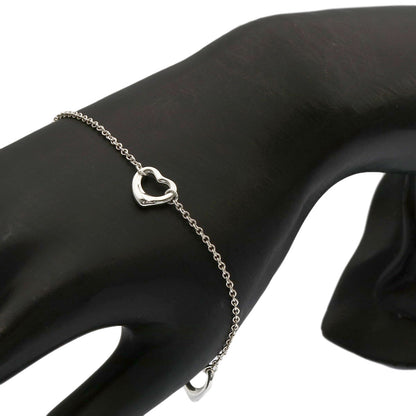TIFFANY&Co. Open heart 3P Bracelet Silver Ladies [Used]