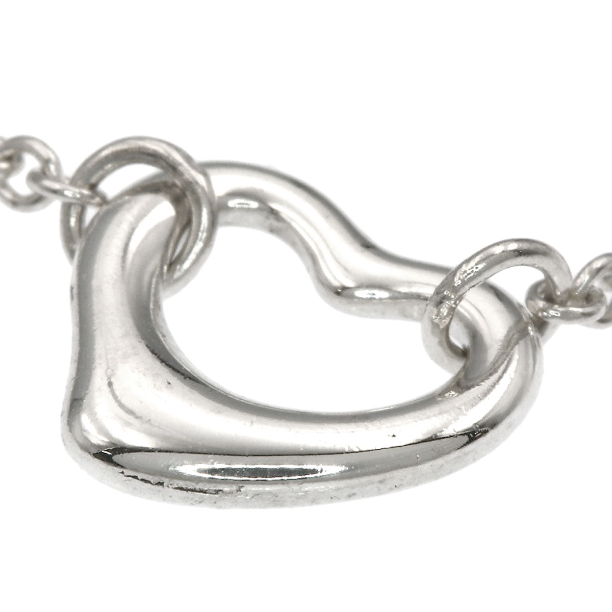 TIFFANY&Co. Open heart 3P Bracelet Silver Ladies [Used]