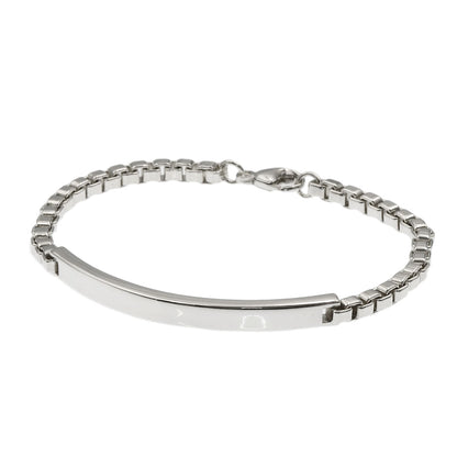 TIFFANY&Co. Venetian link ID Bracelet Silver Ladies [Used]