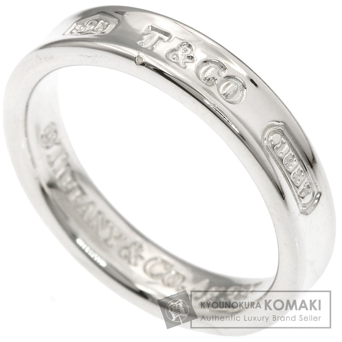 TIFFANY&Co. 1837 Narrow Ring Silver Ladies [Used]