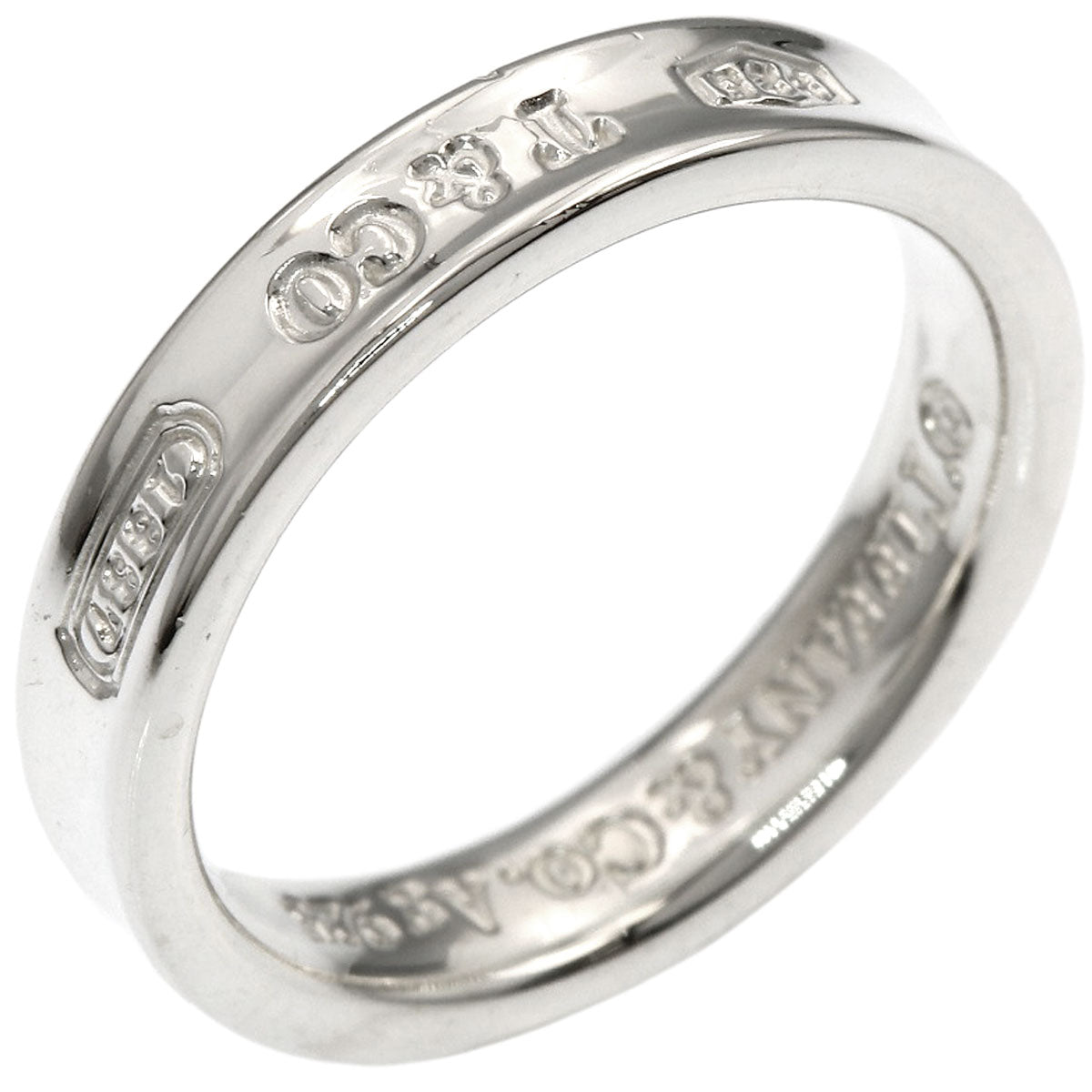 TIFFANY&Co. 1837 Narrow Ring Silver Ladies [Used]