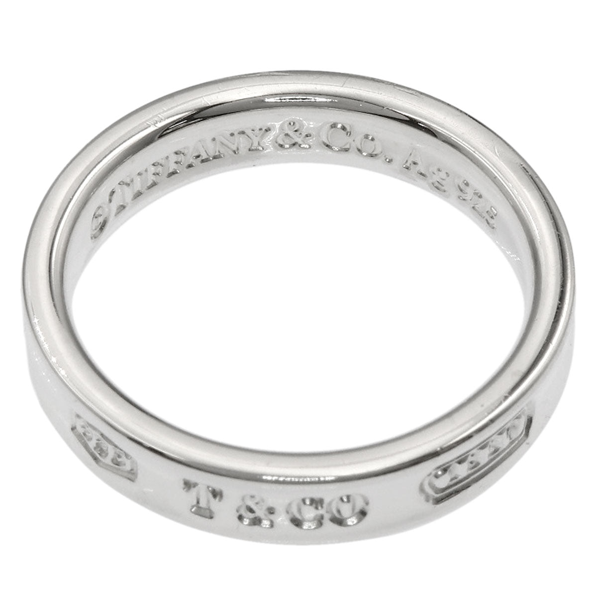 TIFFANY&Co. 1837 Narrow Ring Silver Ladies [Used]