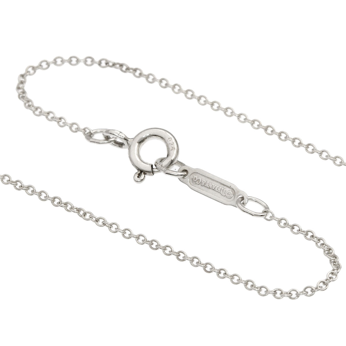 TIFFANY&Co. Return to TIFFANY & Co. Heart tag Necklace Silver Ladies [Used]