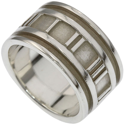 TIFFANY&Co. Atlas wide Ring Silver Ladies [Used]